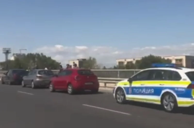 Верижна катастрофа на надлеза за Асеновград