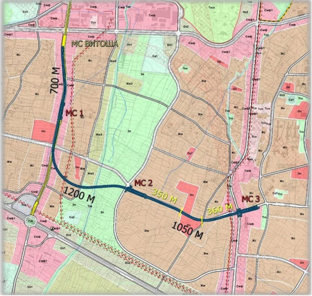 Столична община прие плана за разширение на метрото с пет нови станции до "Студентски град"