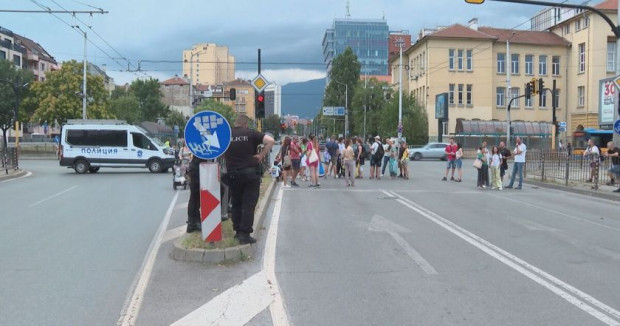 Протест на ул. "Опълченска" в София срещу планираното отсичане на 39 дървета 