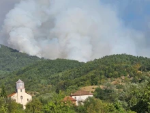 Ситуацията в Благоевградска област става все по-сложна! Пожарът в село Сенокос е много активен, край Струмяни също има ново разгаряне