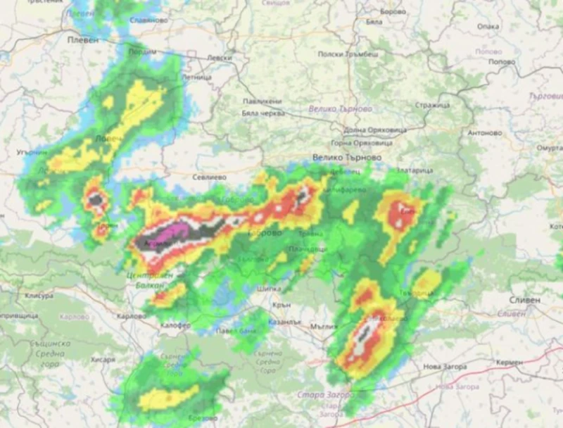Meteo Balkans: Възможни са наводнения и кални свлачища в района на Централна България