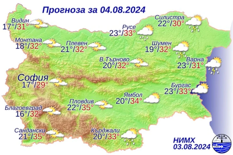 Горещините продължават и утре, ето какво време ни очаква