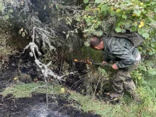 39 военнослужещи участват в гасенето на пожара на българо-гръцката граница