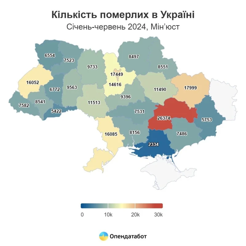 Демографска катастрофа в Украйна: смъртността вече превишава три пъти раждаемостта