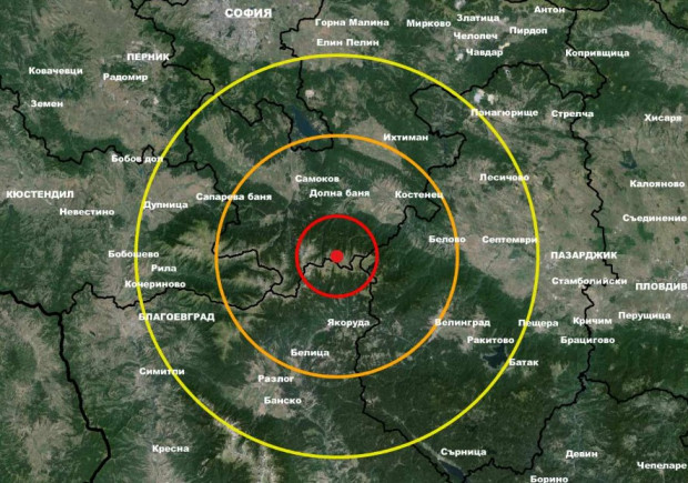 Земетресение с магнитуд М 2 7 е регистрирано днес 05 август 2024