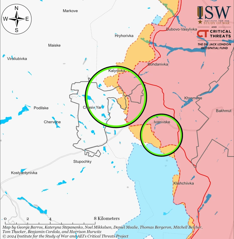 ISW: ВСУ са си върнали загубени позиции при Часов Яр