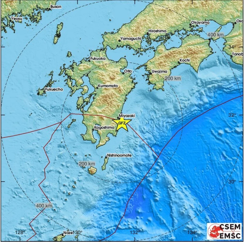 Мощен трус от 7,1 по Рихтер разлюля японския остров Кюшу, цунами удари бреговете му
