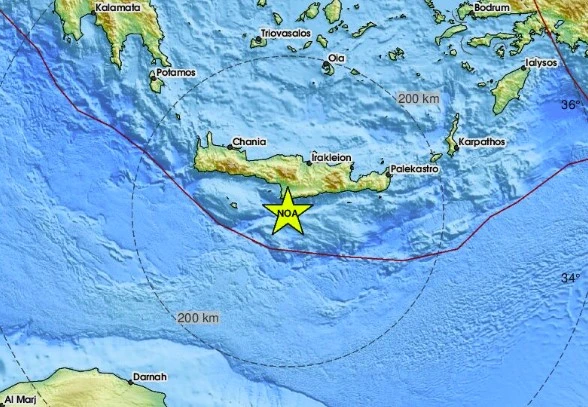 Земетресение от 3,8 по Рихтер удари остров Крит