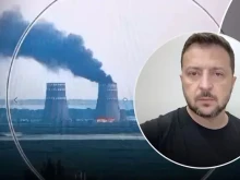 Зеленски: Русия запали пожар в АЕЦ "Запорожие"