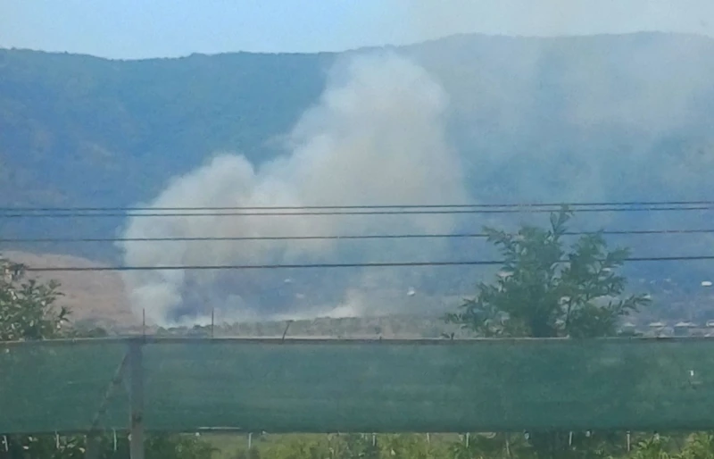 Пожар пламна в едно от най-близките до Пловдив села