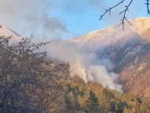 Доугасяват пожар в алпийската част на Осоговска планина