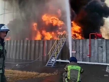 Дронове атакуваха петролно депо в Ростовска област, бушува огромен пожар