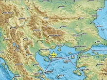 Земетресение от 3,4 по Рихтер е регистрирано край третия ръкав на Халкидики