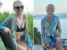 На 51: Стефания Колева в перфектна форма на плажа