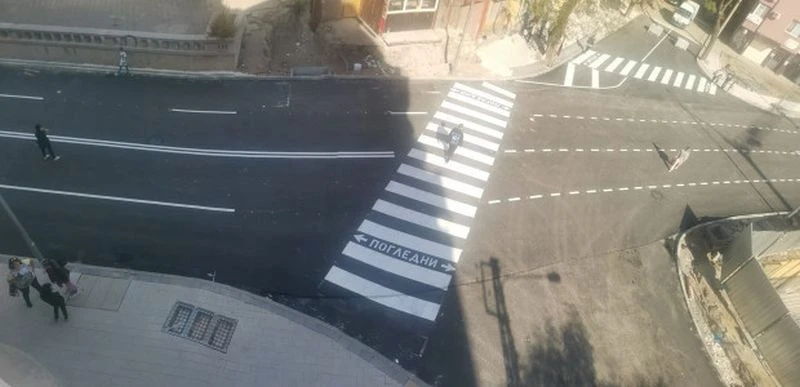 Полагат нова шумяща пътна маркировка в Пловдив