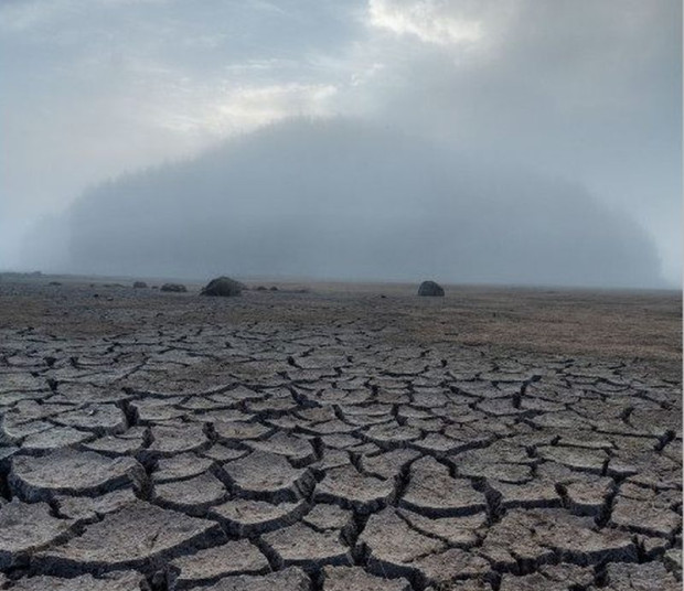 Апокалиптична сниmка на язовир Широка поляна публикува Meteo Balkans видя