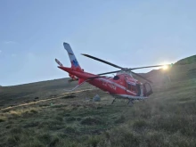 Въздушната линейка спаси пострадал от връх Мальовица