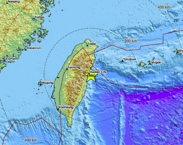 Земетресение от 5,1 по Рихтер разтърси Тайван