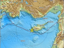 Силно земетресение с магнитуд 4.9 край Кипър уплаши туристи и жители на Пафос