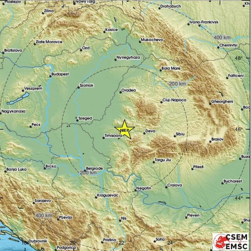 Земетресение от 3,3 по Рихтер разлюля Румъния