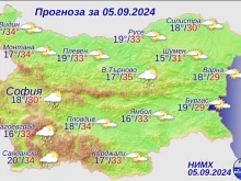 Хубаво време с температури до 34 градуса ни очаква днес