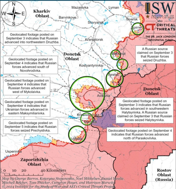 ISW: Руснаците искат да превземат Курахово и Угледар в близко бъдеще, офанзивата там ще се засили