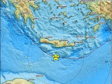 Земетресение от 3,5 по Рихтер разтърси гръцкия остров Крит
