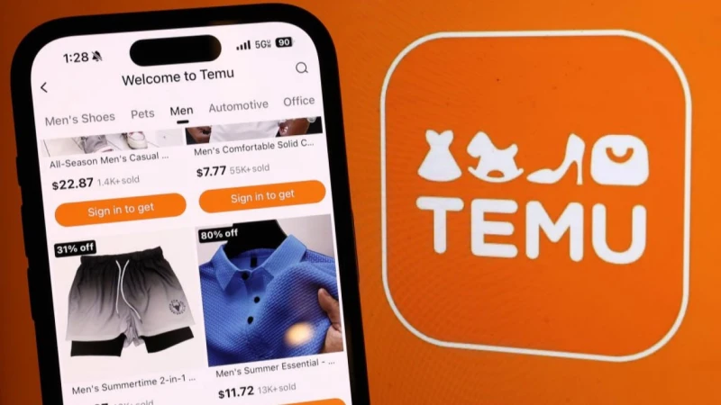 Удариха милиони потребители на Temu