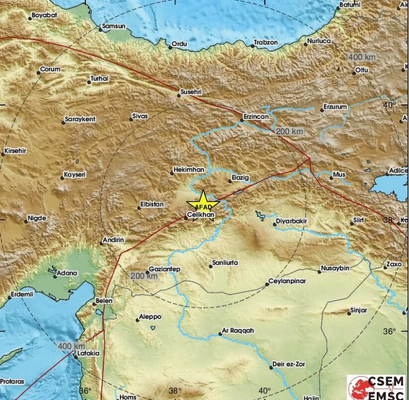 Земетресение от 3,0 по Рихтер разлюля Източна Турция