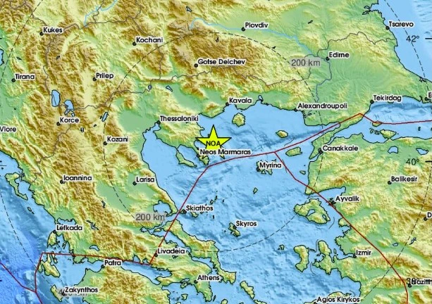 Серия от земетресения разтърсиха Халкидики