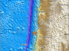Земетресение от 5,9 по Рихтер е регистрирано край бреговете на Чили