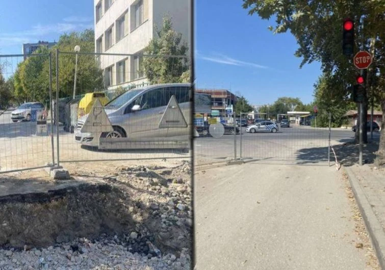 Заградиха улица в "Западен"