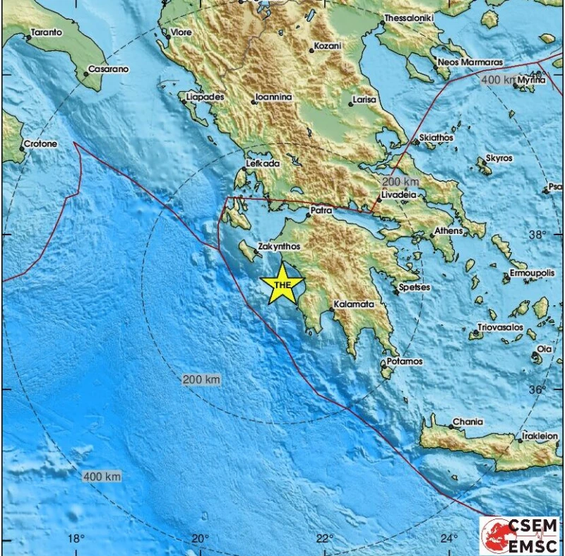 Трус от 3,0 по Рихтер е регистриран в Южна Гърция