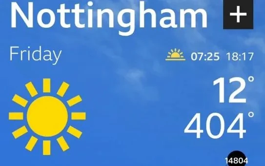 �������� ������� �� ��� ���� � ����������� �� ��� 400 �������: ������ �� BBC Weather ���������� ����� � �������