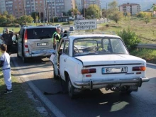 Катастрофа на входа на Благоевград, двама бяха пратени в болница 