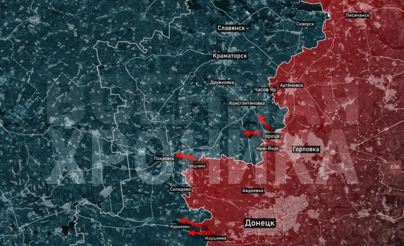 Настоящата линия и ситуация на фронта дава на руснаците пет оси за скорошен пробив в Донбас