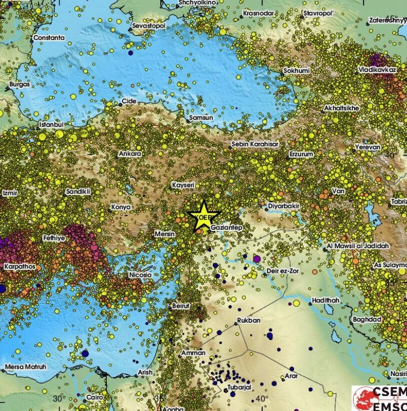 Земетресение от 4,4 по Рихтер разлюля Централна Турция