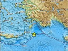 Земетресение от 3,0 по Рихтер е регистирано в Източното Средиземноморие