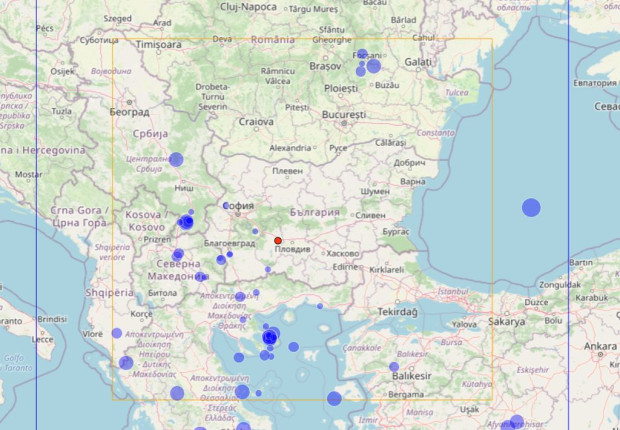 Земетресение е регистрирано у нас