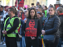 Граждани протестираха пред сградата на МВР в София – търсят справедливост за загинал моторист