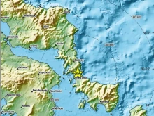 Земетресение с магнитуд 3.3 е регистрирано на гръцкия остров Евбея