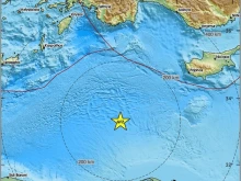 Земетресение от 4,8 по Рихтер е регистрирано в Източното Средиземноморие