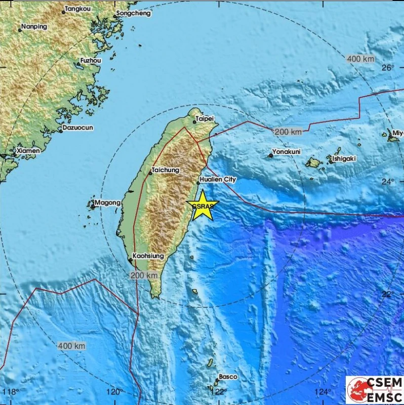 Земетресение от 5,2 по Рихтер разлюля Тайван