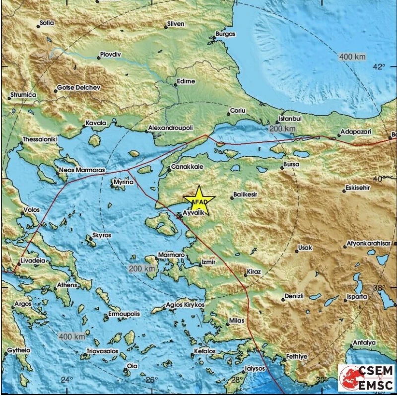 Земетресение от 3,4 по Рихтер е отчетено в Западна Турция