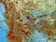 Мощно земетресение с магнитуд 5.3 на Халкидики, усетено е в половин България, включително в София и Пловдив