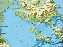 Земетресение от 3,0 по Рихтер е регистрирано край първия ръкав на Халкидики