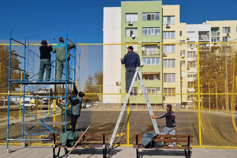 Изграждат нови спортни игрища и площадка в Търговище