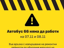 Важно съобщение за всички столичани, които използват автобус номер 66