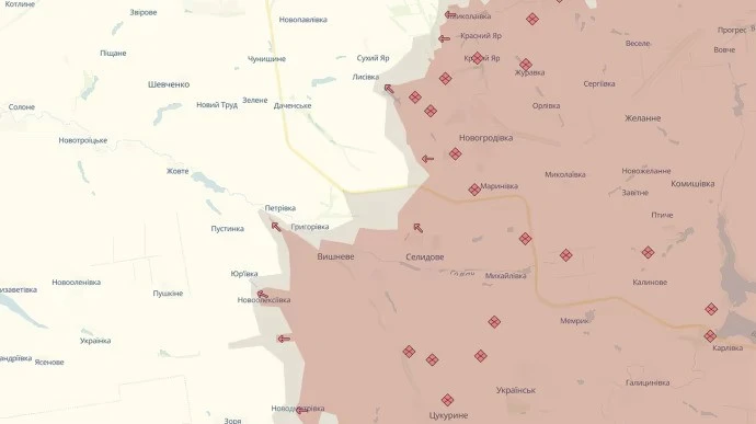 DeepState: Руснаците настъпват едновременно в пет населени места в Донбас