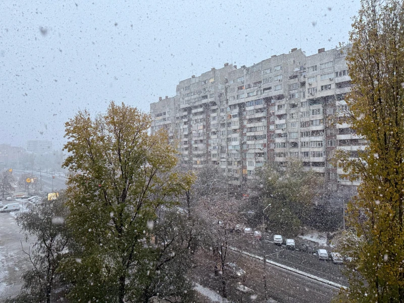 Сняг заваля на много места в страната, включително и в София